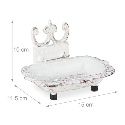 Cast iron soap dish