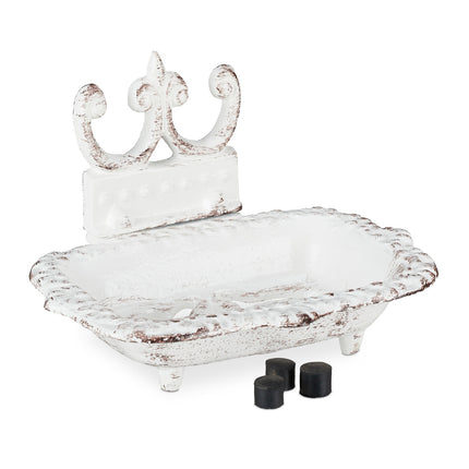 Cast iron soap dish