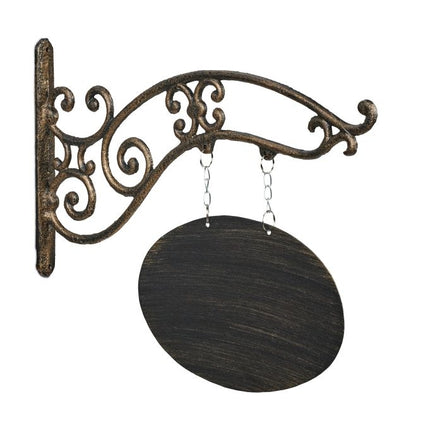 Cast iron wall sign for marking