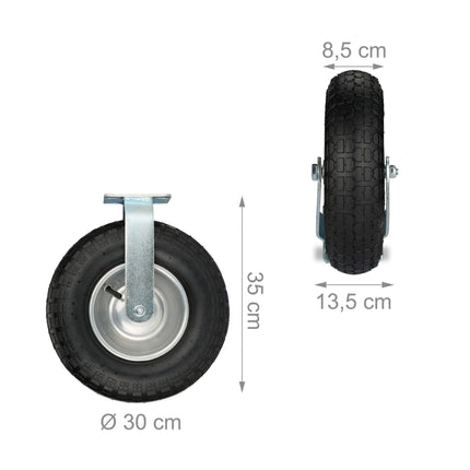 Castor wheels 3.50-6
