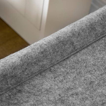 Foldable 2-level pine cat bed with toy ball