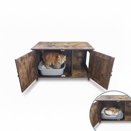 Cat Cabinet with Litter Tray Hideaway and Ventilation