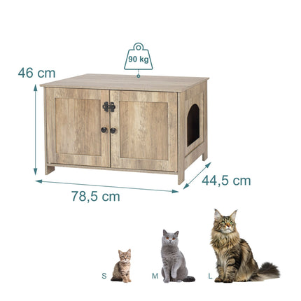 Cat Cabinet with Litter Tray Hideaway and Ventilation