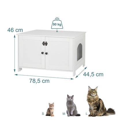 Cat Cabinet with Litter Tray Storage and Ventilation