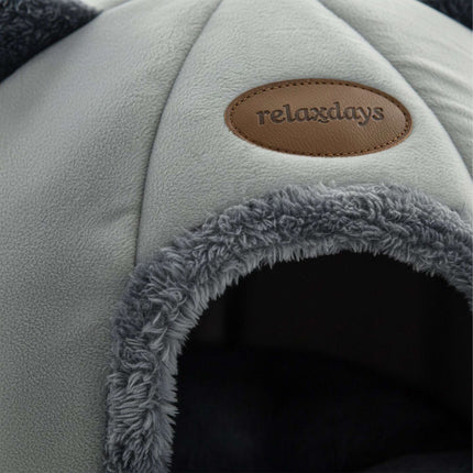 Cat Cave with Ears, Removable Cushion, Non-Slip Base