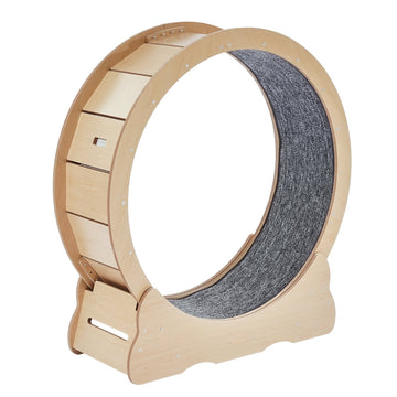 Cat Exercise Wheel 35.8 Inch, Quiet Wooden Treadmill