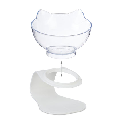 Cat Feeding Bowl Set, Ergonomic Design, Non-Slip