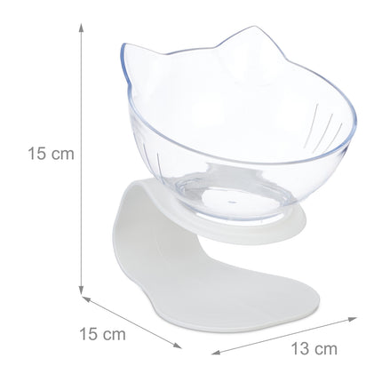 Cat Feeding Bowl Set, Ergonomic Design, Non-Slip