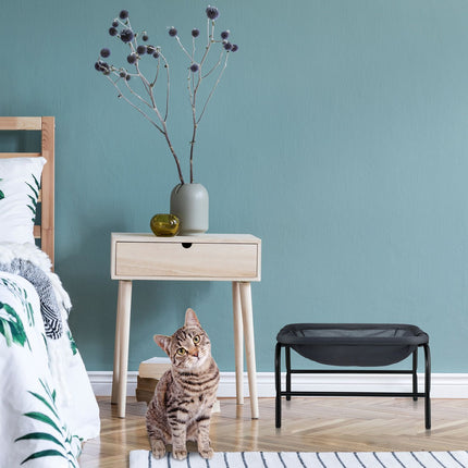 Cat Hammock Bed with Steel Frame and Mesh Surface