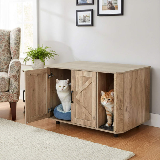 Cat Litter Cabinet – Discreet, Spacious, Multi-Functional
