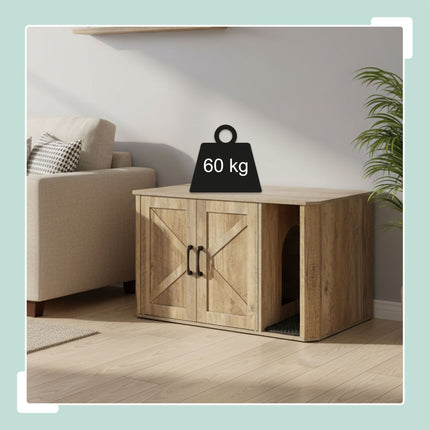Cat Litter Cabinet – Discreet, Spacious, Multi-Functional
