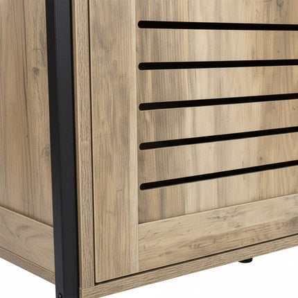 Cat Litter Cabinet with Cat-Head Entrance, Wood-Effect