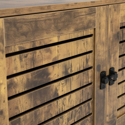 Cat Litter Cabinet with Cat-Head Entrance, Wood-Effect