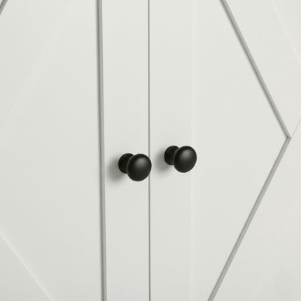 Cat Litter Cabinet with Side Entrance and Divider