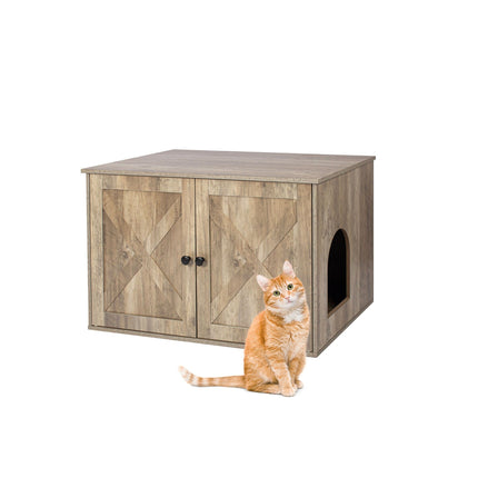Cat Litter Cabinet with Side Entrance and Ventilation