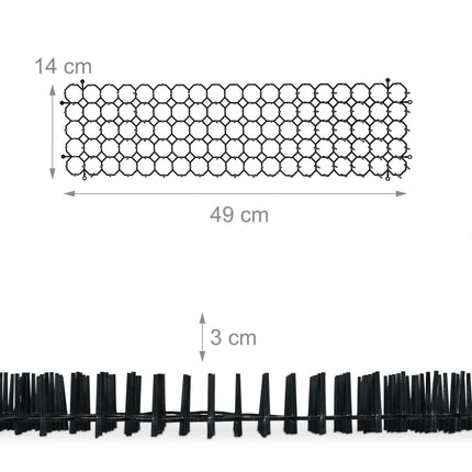 Cat Repellent Spike Mats, Set of 6 for Garden Use
