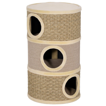 Cat Tower, 79cm, 3-Level Sisal Scratching Post