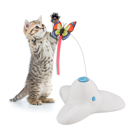 Cat Toy with Rotating Butterfly – Interactive Fun