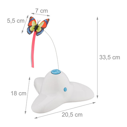 Cat Toy with Rotating Butterfly – Interactive Fun