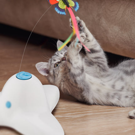 Cat Toy with Rotating Butterfly – Interactive Fun