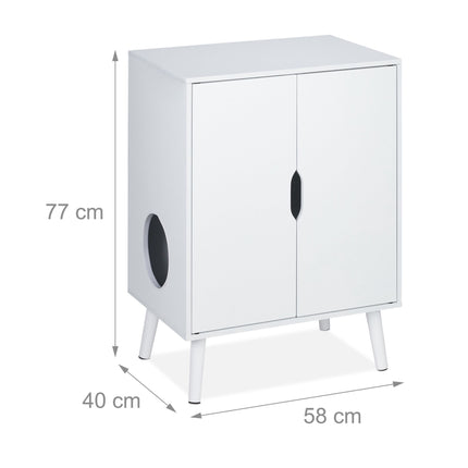 Cat cabinet for litter box
