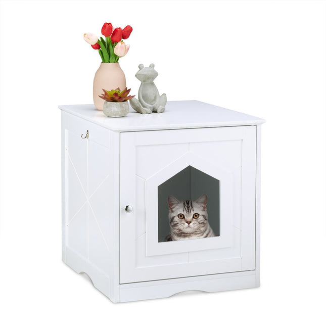 Cat cabinet white