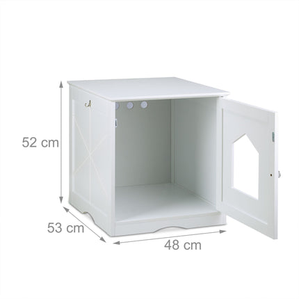 Cat cabinet white