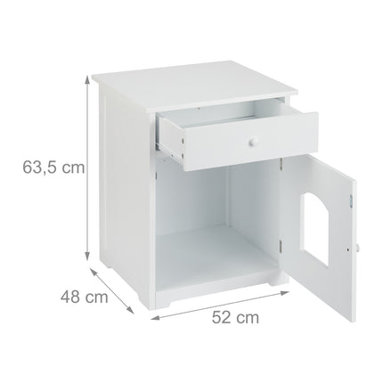 Cat cabinet with drawer
