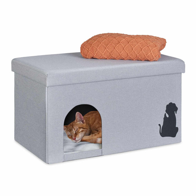 Cat cave with lid