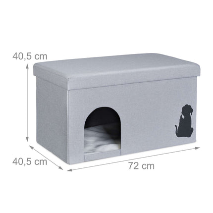 Cat cave with lid