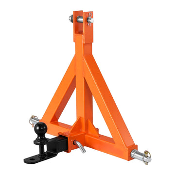 Category 1 3-Point Trailer Hitch, 2 in Receiver, Ball