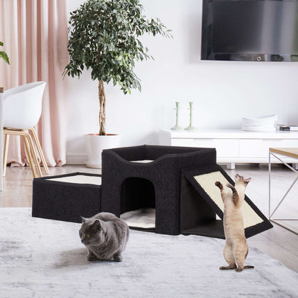 Cat hide with several beds