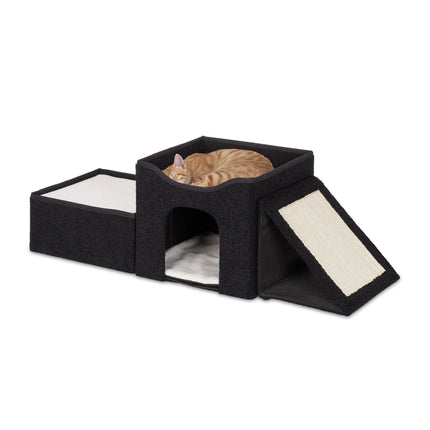 Cat hide with several beds