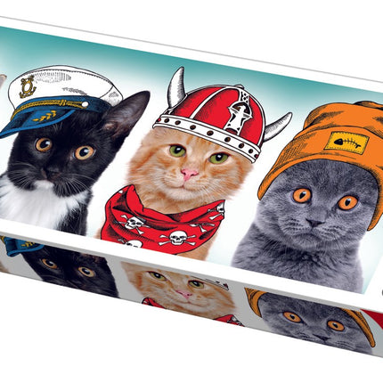 Cats Panoramic Puzzle, 500 Pieces, Fun Family Activity