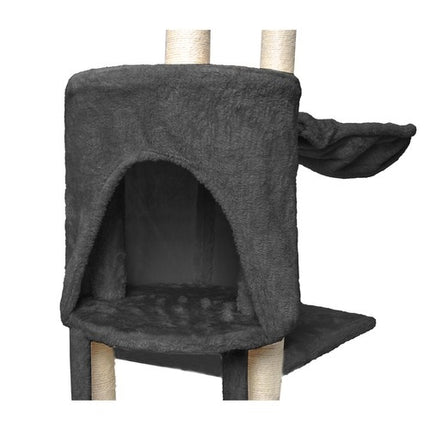 Cat tree 138 cm, gray