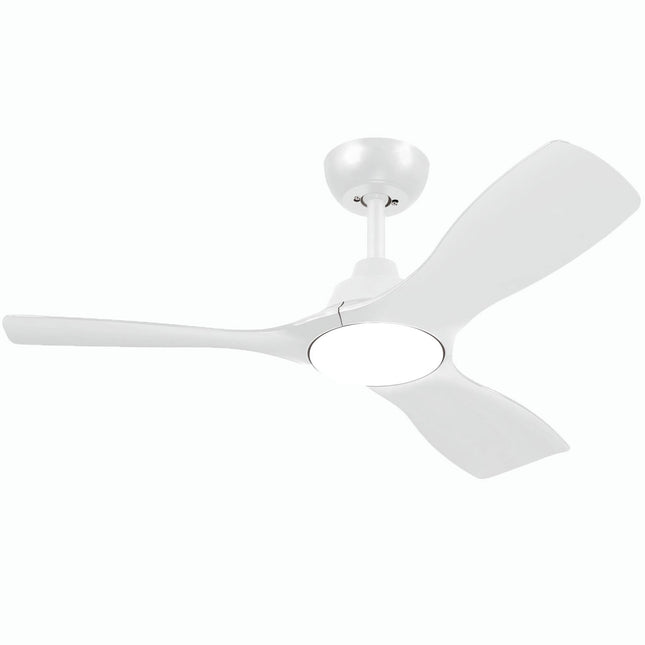 Ceiling Fan Light, Adjustable White LED, Ø106 cm, Remote-Controlled