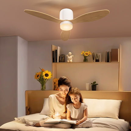 Ceiling Fan with Adjustable Light & Remote, 115 cm, 6 Speeds