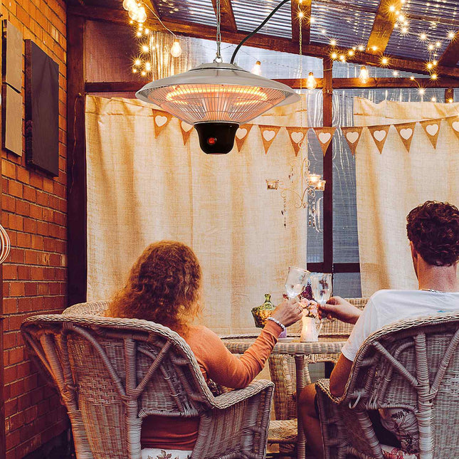 Terrace Ceiling heater 1500W, LED & Remote control