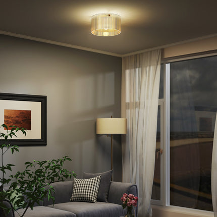 Ceiling Lamp, Acrylic Shade, Metal, Halogen/LED Compatible
