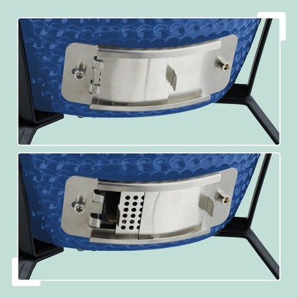 Ceramic Kamado Grill – Versatile for Grilling & Baking