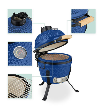 Ceramic Kamado Grill – Versatile for Grilling & Baking