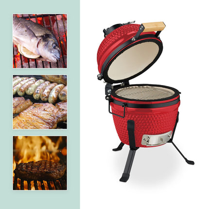 Ceramic Kamado Grill – Versatile for Grilling & Baking