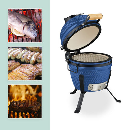 Ceramic Kamado Grill – Versatile for Grilling & Baking