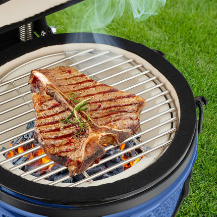 Ceramic Kamado Grill – Versatile for Grilling & Baking
