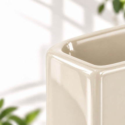 Ceramic Radiator Humidifier Set of 4 with Hooks, 400 ml, Beige