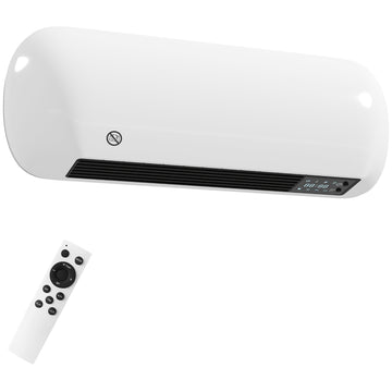 Ceramic Wall Heater 2000W with Thermostat & Remote