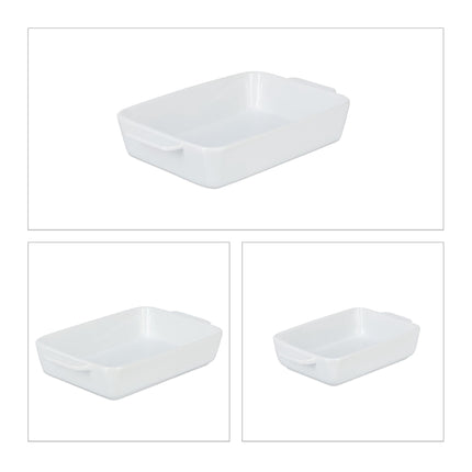 Ceramic oven dish set of 3
