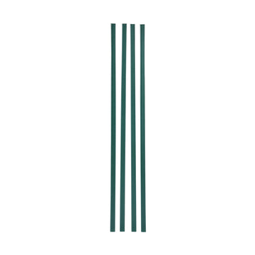 Chain Link Fence Privacy Slats, Bottom Lock, 4 Ft, Green