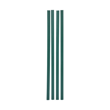 Chain Link Fence Privacy Slats, Bottom-Locking, 4 Ft, Green