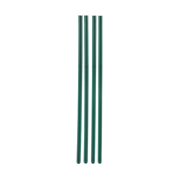 Chain Link Fence Privacy Slats, Bottom-Locking HDPE, Green